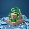 The Piao Hua Jade bracelet, a natural jade bracelet, is a fashionable and simple men's and women's jewelry gift. It's perfect for your girlfriend or friends details Picture